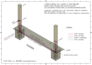 thumbnail of ELEKTROSCHÉMA KŘÍDLOVÉ BRÁNY – KOV.SLOUPKY DO BETONU