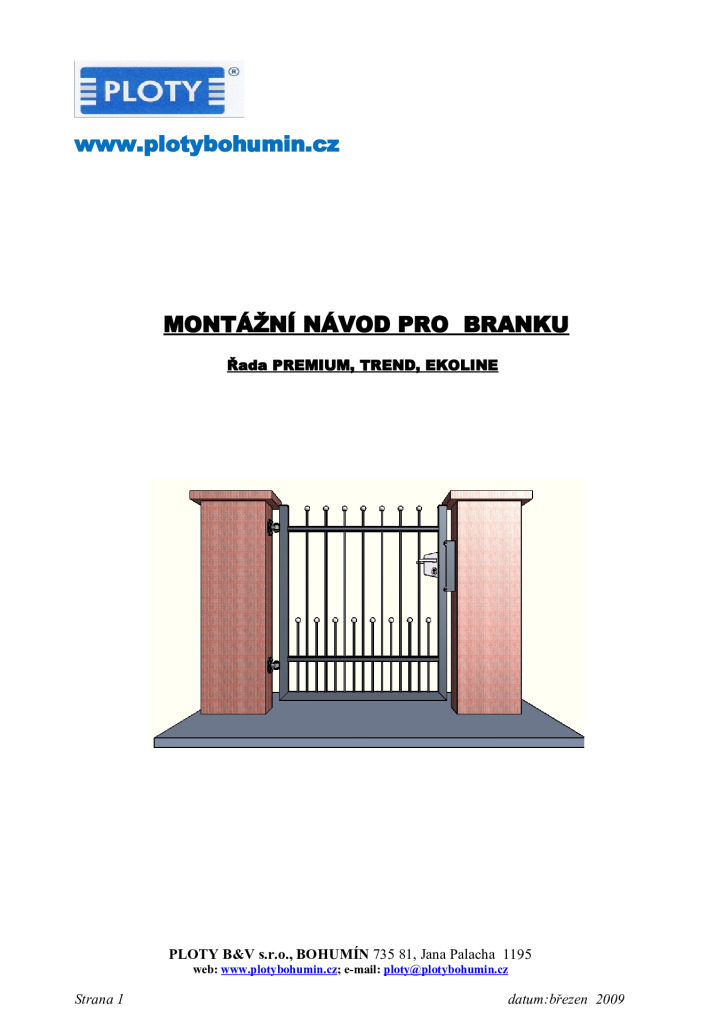 thumbnail of MONTÁŽNÍ NÁVOD -BRANKA